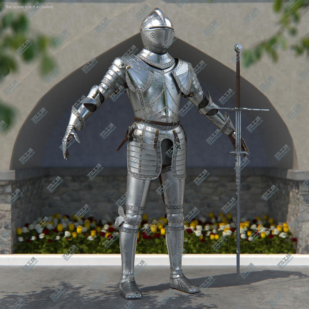 images/goods_img/20210313/3D Polished Medieval Knight Plate Armor T-Pose/4.jpg